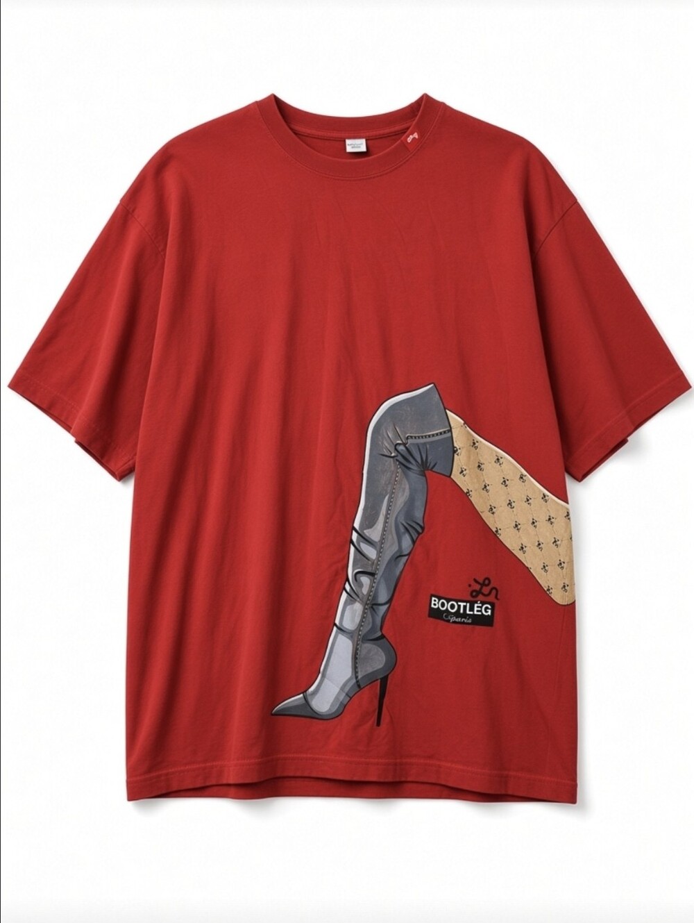 LRG Lifted Research Group Mens 2XL Red Graphic Short Sleeve T-Shirt Streetwear